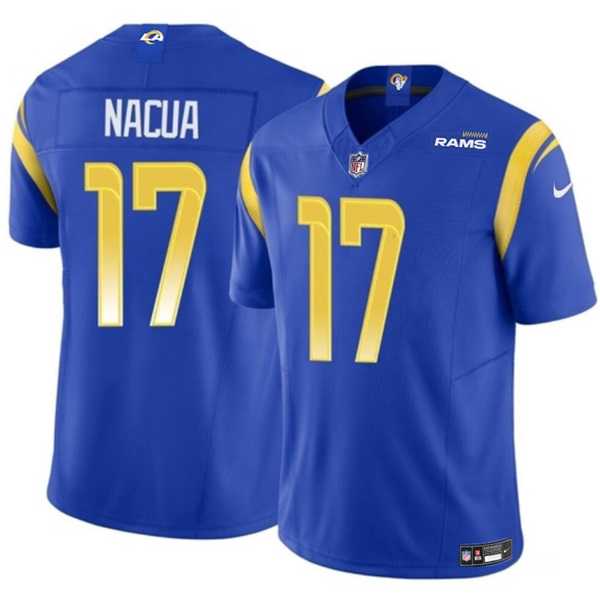 Men & Women & Youth Los Angeles Rams #17 Puka Nacua Blue 2023 F.U.S.E. Vapor Untouchable Jersey->los angeles rams->NFL Jersey